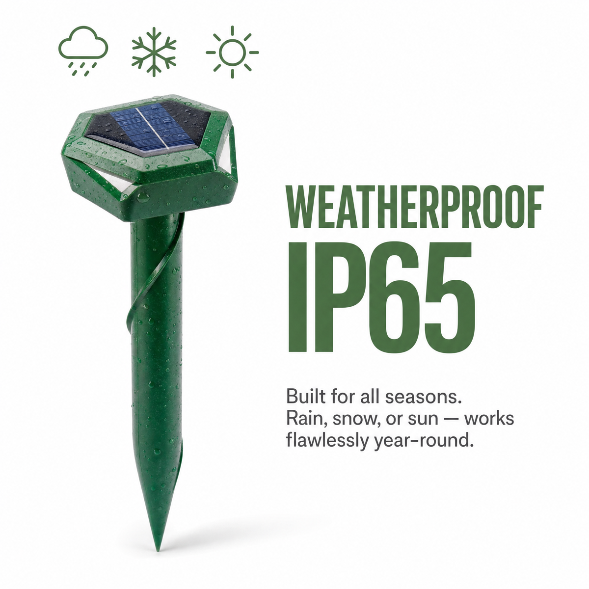 Weatherproof IP65