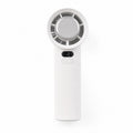Portable bladeless handheld fan, front view