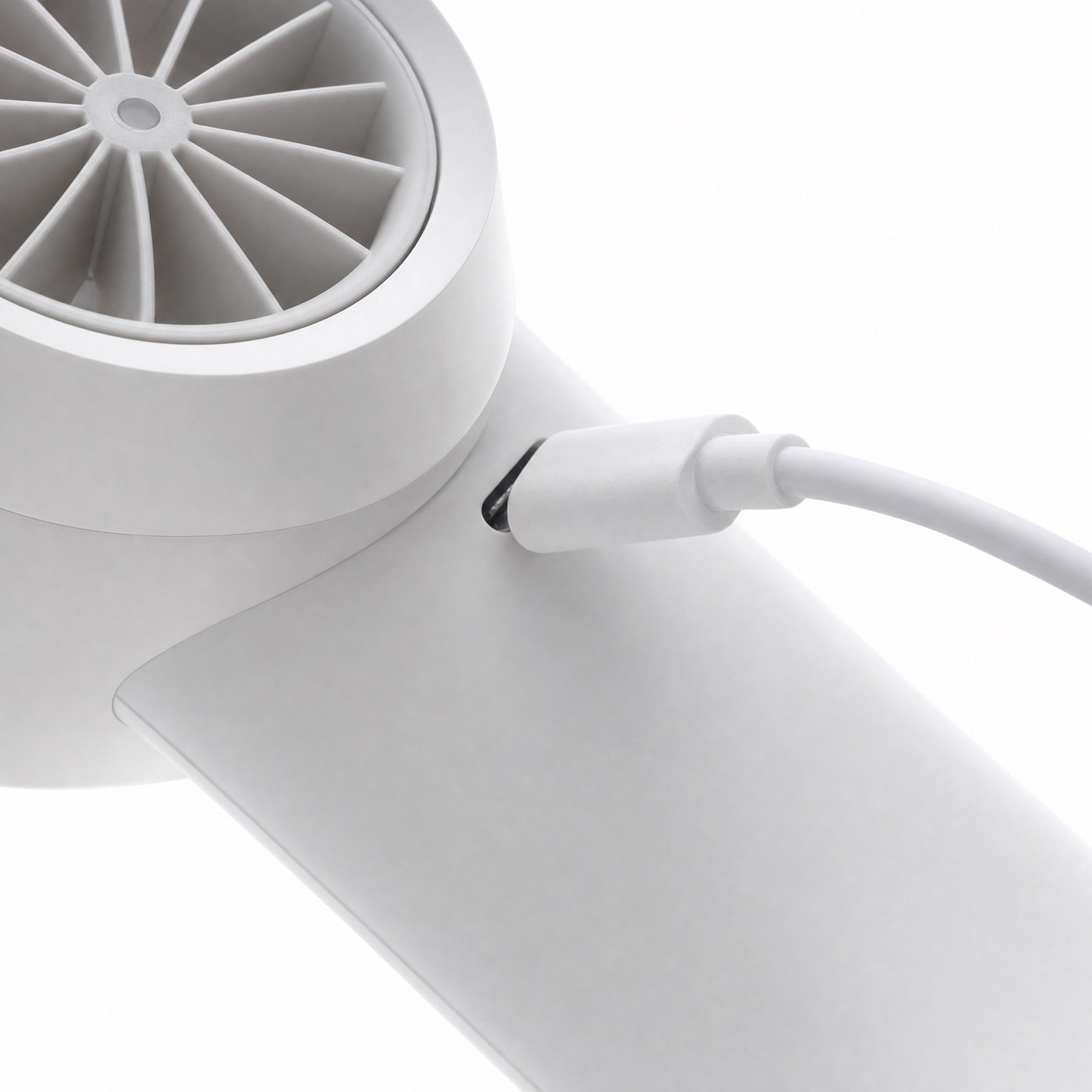 USB-C charging port close up