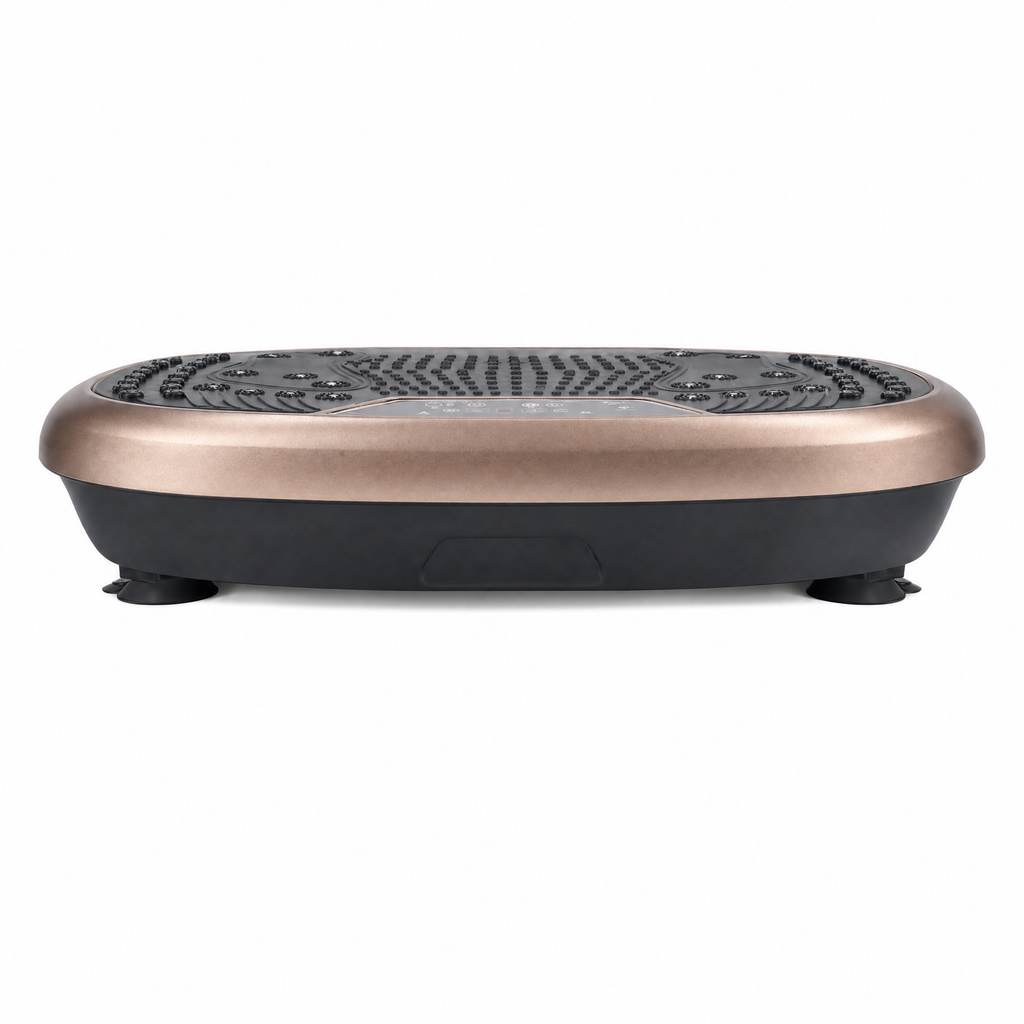 Vibration plate machine, side profile